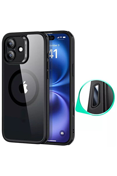 ESR Husă pentru iPhone 16 - Classic Hybrid HaloLock - Transparent Negru