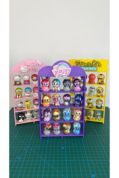 SG Studio My Little Pony Temalı Flipperz Oyuncak Standı Mor Oyuncak Organizer...