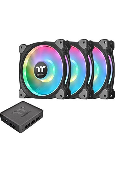 THERMALTAKE Riing Duo 14 RGB Pachet de 3 Dual Riing