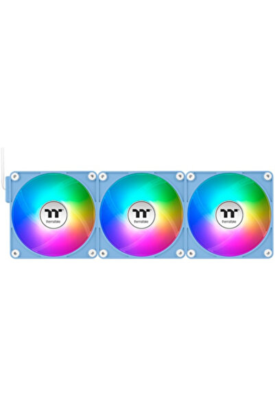THERMALTAKE CT140 EX Reverse ARGB Hydrangea Blue, 140 mm, 3 bucati