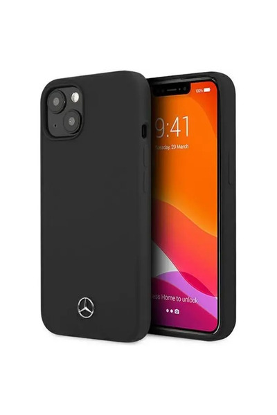 MERCEDES MEHCP13SSILBK iPhone 13 mini 5.4 " Μαύρο/ Σκληρή θήκη σιλικόνης "