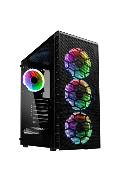 Kolink Observatory Lite Mesh RGB Midi-Tower - Negru