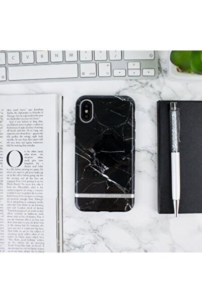 Richmond & Finch Black Marble - Silver details, iPhone 6+/6s+/7+/8+ black, 30550