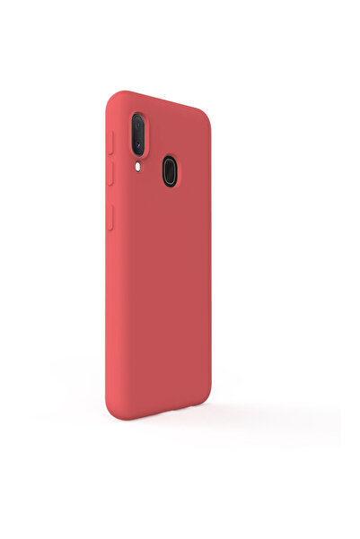 lemontti Husa Silicon Soft Slim Samsung Galaxy A20e Santa Red (material mat s...