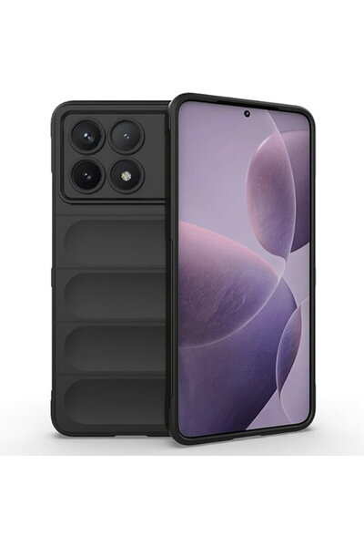 Techsuit Husă pentru Xiaomi Poco X6 Pro - Magic Shield - Negru