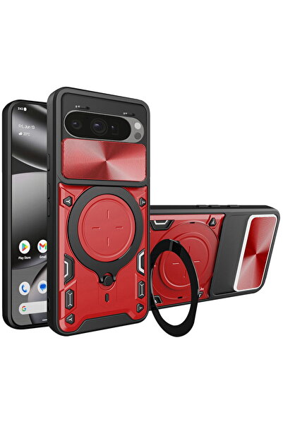 Techsuit Husă pentru Google Pixel 10 Pro XL - CamGuard Pro - Roșu