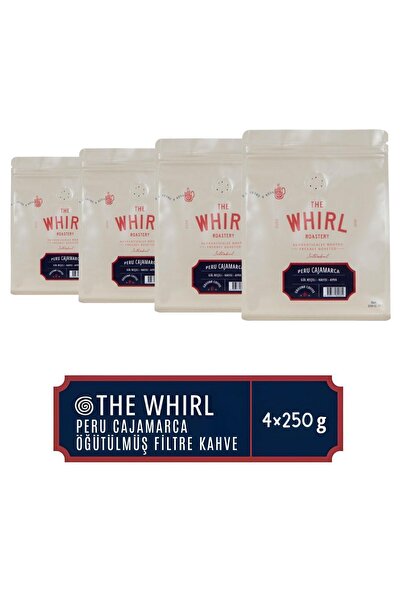 The Whirl Peru Cajamarca Ground Filter Coffee 250 Gr X 4 Pieces