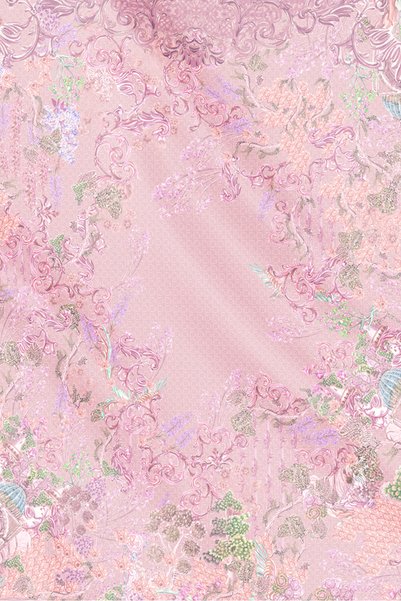 Buttonscarves Palace vual square scarf - fantaisie