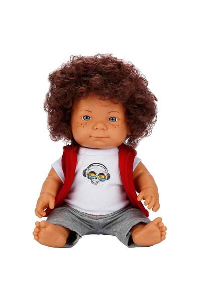 Genel Markalar Curly Bebek 35 Cm. - Kurukafa Tişörtlü