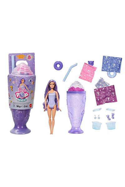Barbie Pop Reveal Atıştırmalık Serisi JFY00 - Mor Jfy60