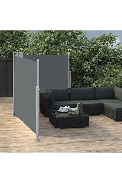 Concept Copertină laterală retractabilă, antracit, 100 x 600 cm
