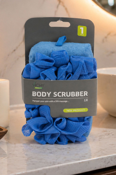Vichy Bath Loofah Sponge Body Scrubber Foam Enhancer Shower Loofah Body Clean...