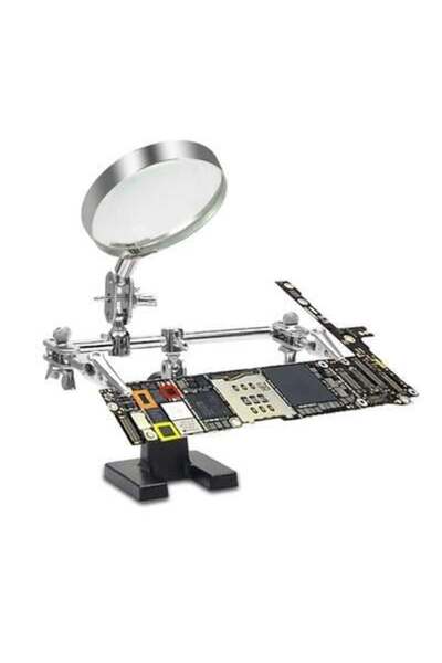 Genel Markalar Üçüncü El Mercekli Elektronik PCB-Kart Tutucu Büyüteçli