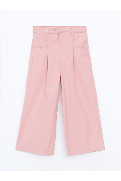 LC Waikiki Two Mt Shop Quality Elastic Waist Gabardine Girls' Trousers
