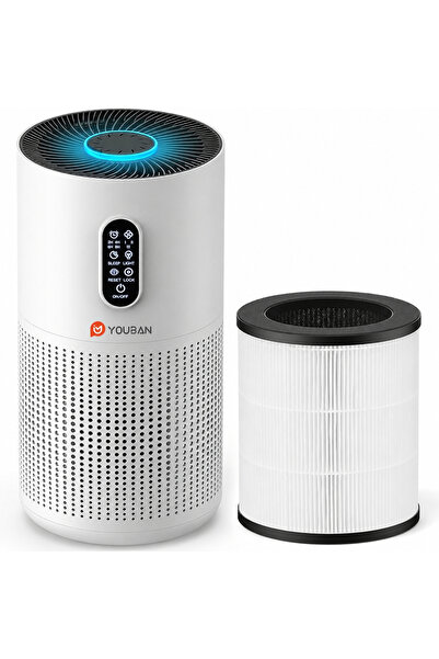 Youban M03N Aura Hepa 13 Filtreli 3 Katmanlı Aromaterapili 185m3 Hava Temizleme Makinesi