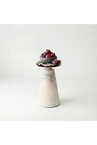 Mylamp KARANA FOSİL AĞAÇ & MUNGUR SEHPA 30x28X52 cm