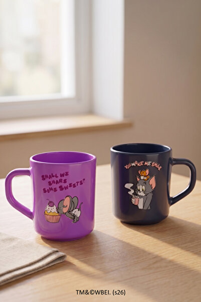 Rakle Tom and Jerry 2-Piece Mug Set 250 Cc