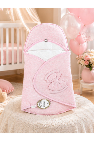 Tomuycuk 100% Cotton Pink Swaddle for Newborn Baby Girl - Outer Swaddle and S...