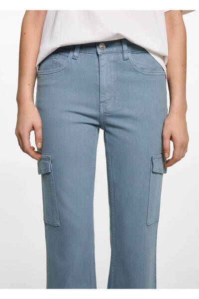 Mango Teen Kısa paçalı kargo pantolon