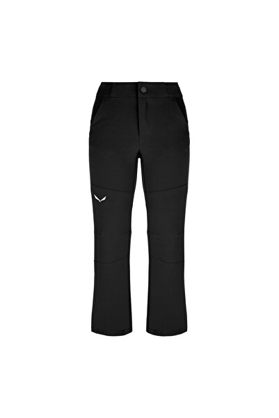 Salewa Pantaloni de trekking pentru copii Puez Durastretch-Negru-128