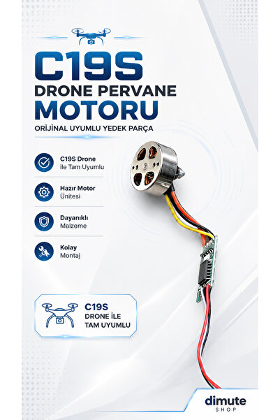 Dimute Shop C19S DRONE PERVANE MOTORU