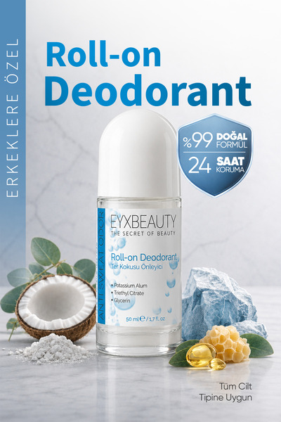 EYXBEAUTY Ter Kokusu Önleyici 24 Saat Etkili Fresh Roll-on 50 ml