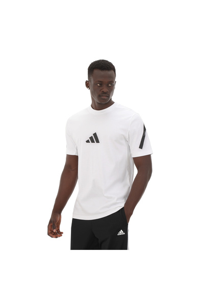 adidas تيشيرت رجالي أبيض من أديداس، طراز Z.N.E. Je3078-E