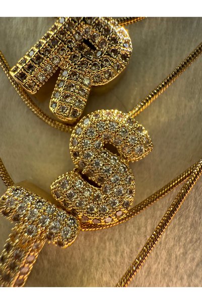 PALICE Steel Letter Necklace - S