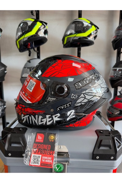 OKYANUSMOTO STINGER 2 PARLAK XTREET C07 KIRMIZI