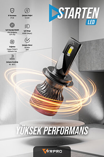 vr pro STARTEN Led Far Ampülü | 9005