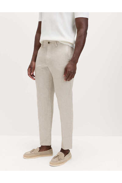 Marks & Spencer Regular Fit Keten Karışımlı Chino