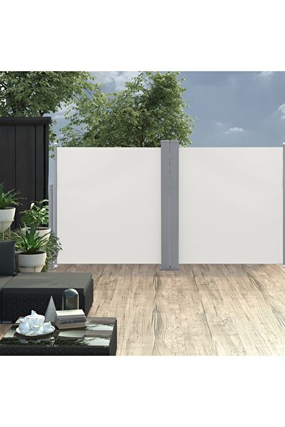 Concept Copertină laterală retractabilă, crem, 120 x 600 cm