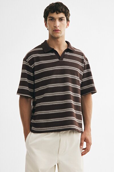 H&M Triko Polo Tişört Relaxed Fit