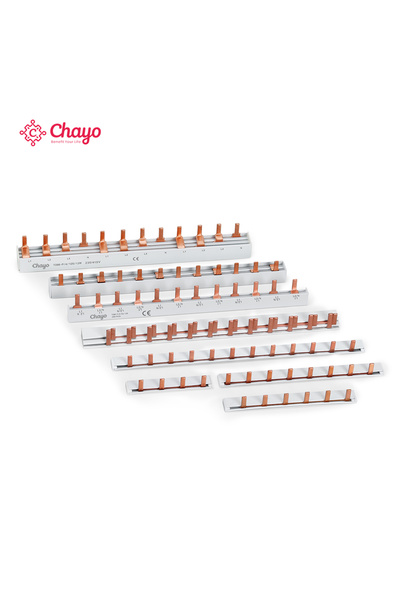 choice2 Pin Type 2P 12way PIN TYPE Fork Type Copper Busbar for Distribution B...