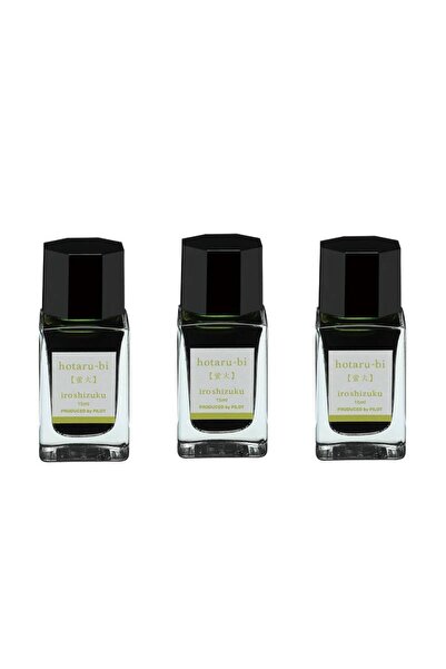 Pilot Set de 3 rezerve de cerneală mini Iroshizuku verde hotariu-bi 15ml
