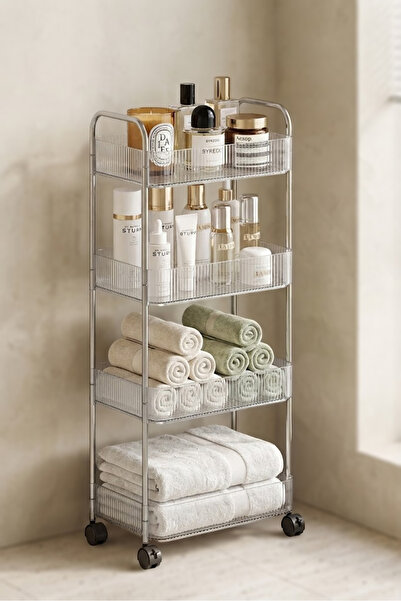 Cady One 4-Tier Storage and Organization Cart and Organizer 35X22X17cm