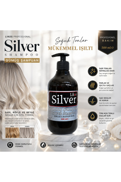 500 ml Silver Şampuan