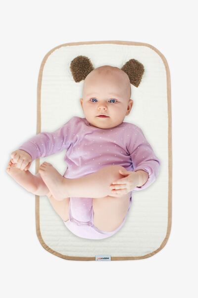 Modakids Su Geçirmez Alt Açma Minderi Bakım Pedi Örtüsü Bebek Bezi Değiştirme Matı