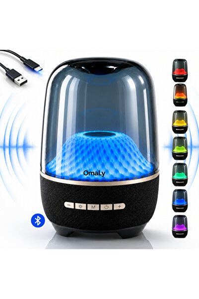 Omaly Boxă Portabilă cu Lumina LED, 4 Difuzoare, Autonomie 7 Ore, Putere 120W...