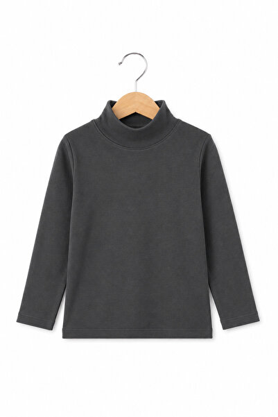 Dolce Destino Half Fisherman Bodysuit – Unisex Cotton Anthracite Half-Roll Ne...