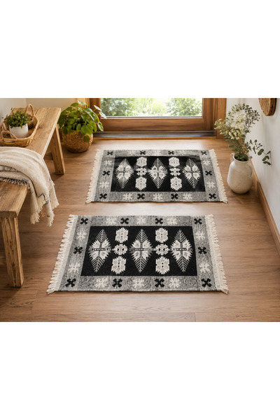 OEM Set 1+1 Covoare tradiționale țesute, față-verso, dimensiune 60 x 90 cm, n...