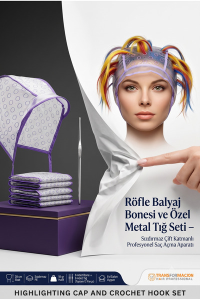 Transformacion Röfle Bonesi ve Tığ Seti – Boya Tutmaz - Profesyonel 6 LI PAKE...