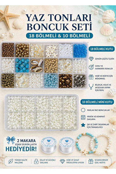 By MO Accessories Nova sezona letnjih perli i boja sa kutijom perli, set od 2...