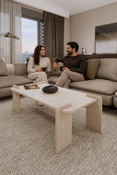 Odaco Oslo Modern Ayaklı %100 MDFLAM Premium Orta Sehpa 120x60x40 cm – Salon ...