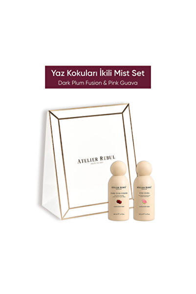 Atelier Rebul Dark Plum - Pink Guava Saç ve Vücut Misti Hediye Seti - Sınırlı...