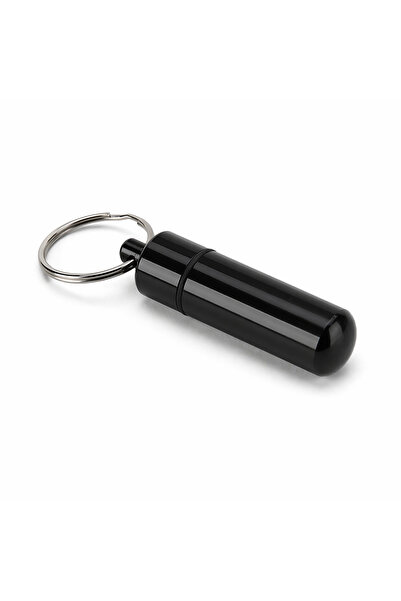 SPELT Mini Tablet İlaç Hap Taşıma Kutusu Anahtarlık Su Geçirmez 3cm x 1,3 cm ...