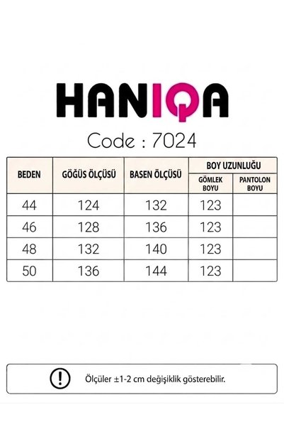 HANIQA فستان مخطط بحزام مربوط