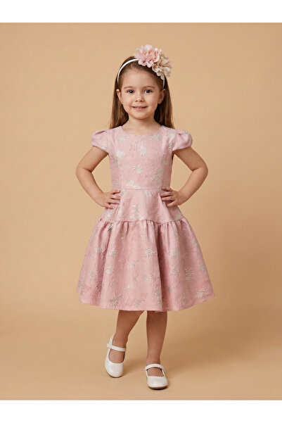 Ciliegia Dolls Trendshen Kız Çocuk Jakar Elbise