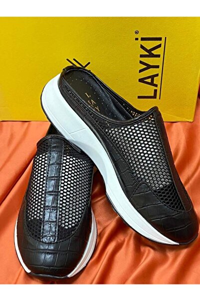 layki 0000071 RENK FİLELİ TASARIM TERLİK & SANDALET SNEAKER