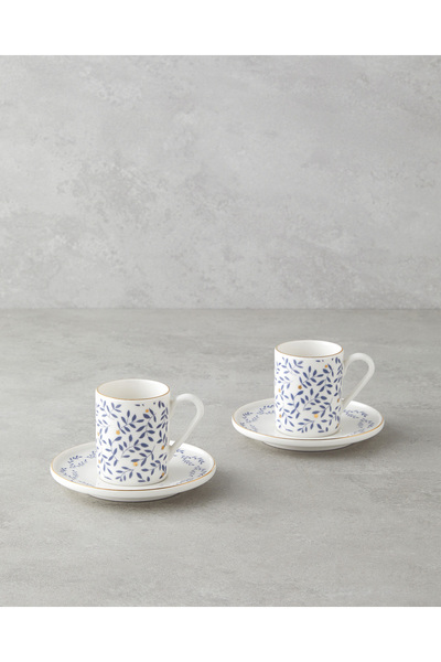 English Home Σετ φλιτζάνια καφέ Elyra Bone Porcelain 4 τεμαχίων για 2 άτομα 9...